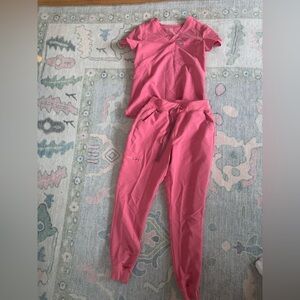 Figs Pink Scrubs